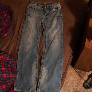 A pair of 29x34 cowboy up jeans